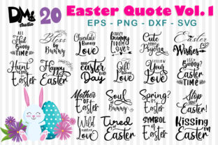 20 Easter Quote Vol.1 Embroidery Design Review