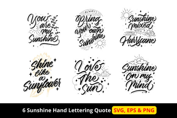 6 Sunshine Hand Lettering Quote Review for Real Embroidery Projects