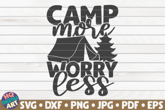 Camp More Worry Less: A Versatile Embroidery Design for Real Projects