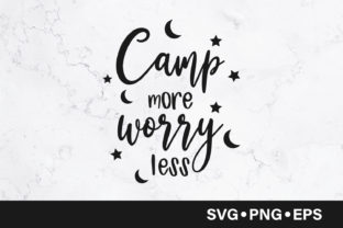 Camp More Worry Less Quote Review for Real Embroidery Projects