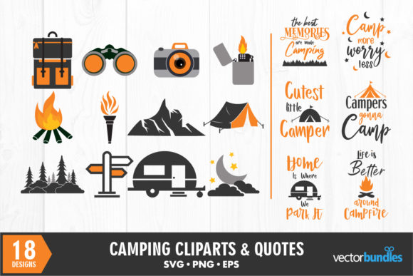 Camp Quote and Clip Art Bundle Review: A Designer’s Perspective