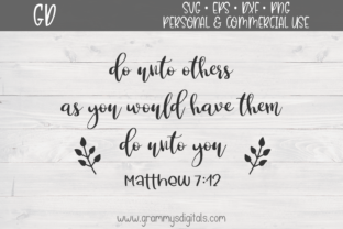 Do Unto Others Bible Quote for Embroidery Projects