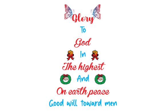 Glory to God in the Highest Quote Review for Embroidery Projects