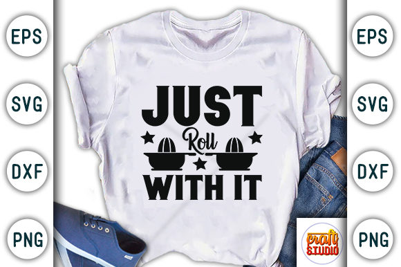 Kitchen Quote Just Roll with It Embroidery Design Review