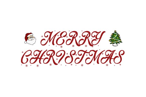 Merry Christmas Quote for Embroidery Projects