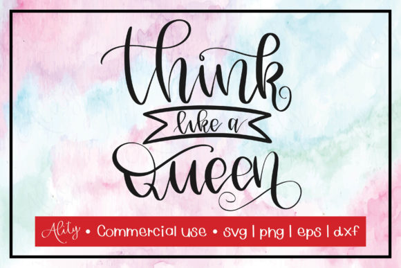 Think Like a Queen Lettering Quote Review for Real Projects